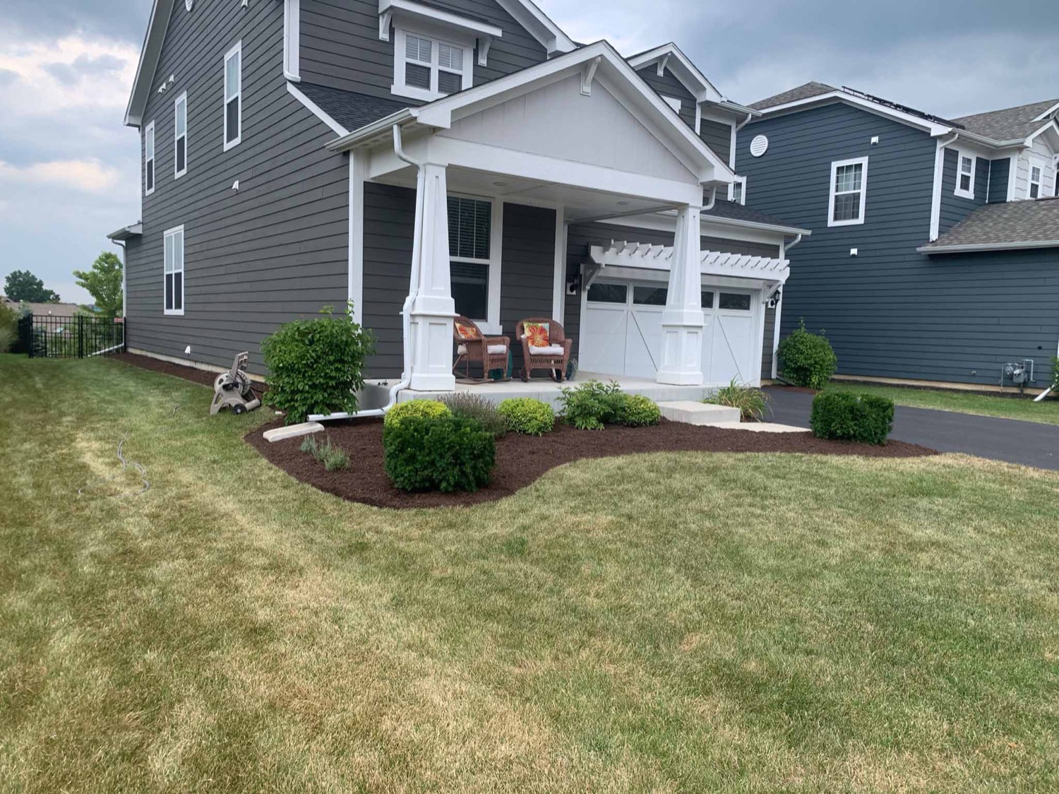Bed refresh and mulch by Durane’s Landscaping